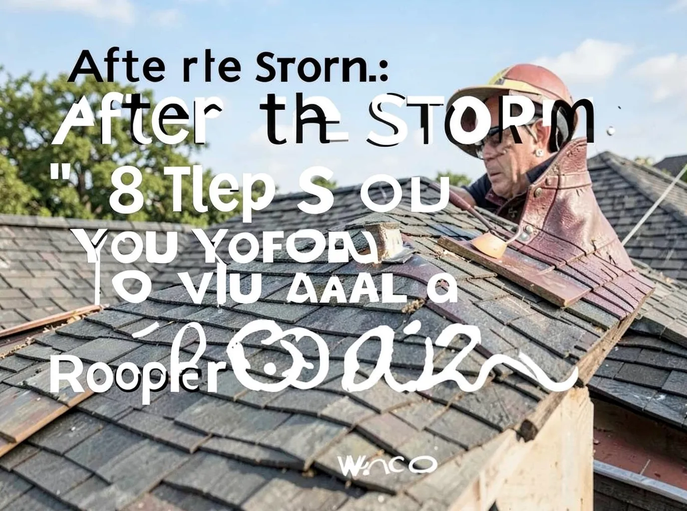 After the Storm: 8 Steps Before You Call a Roofer