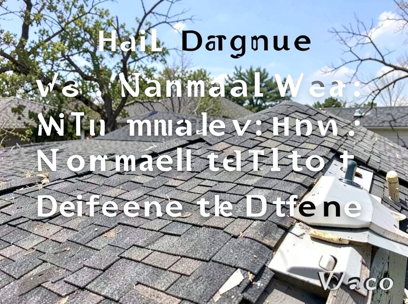 Hail Damage vs. Normal Wear: How to Tell the Difference